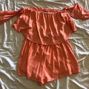 Off the shoulder romper